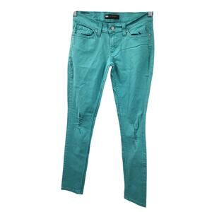 Levi's Blue Distressed Ankle Skinny Low Rise Jeans Womens Size 5 M
